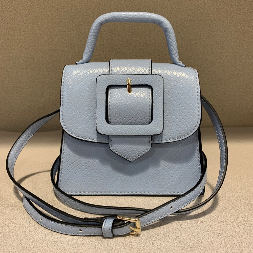 ZARA ANIMAL EMBOSSED BUCKLE CROSSBODY & BELT BAG